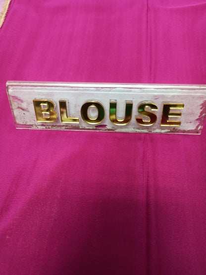 Pure Mysore Silk Saree.