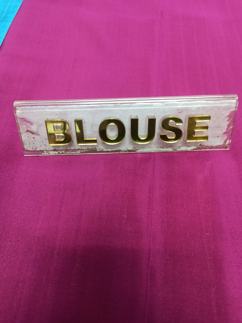 Pure Mysore Silk Saree.