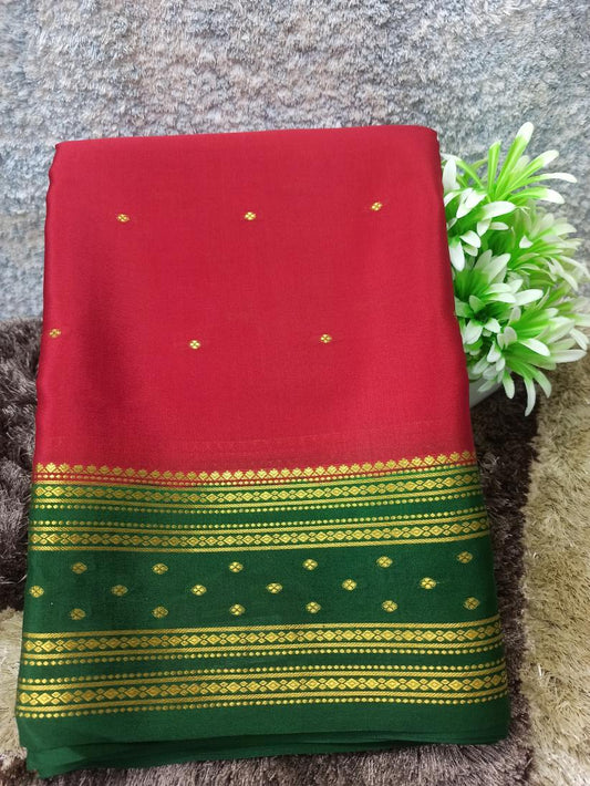 Pure Mysore Silk Saree.