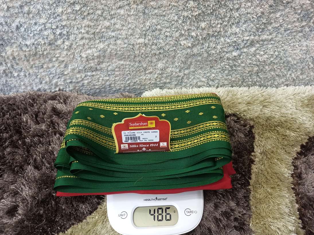 Pure Mysore Silk Saree.