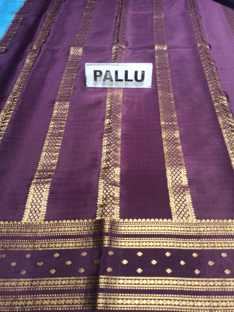 Pure Mysore Silk Saree.
