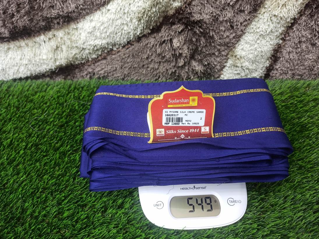 Pure Mysore Silk Saree.