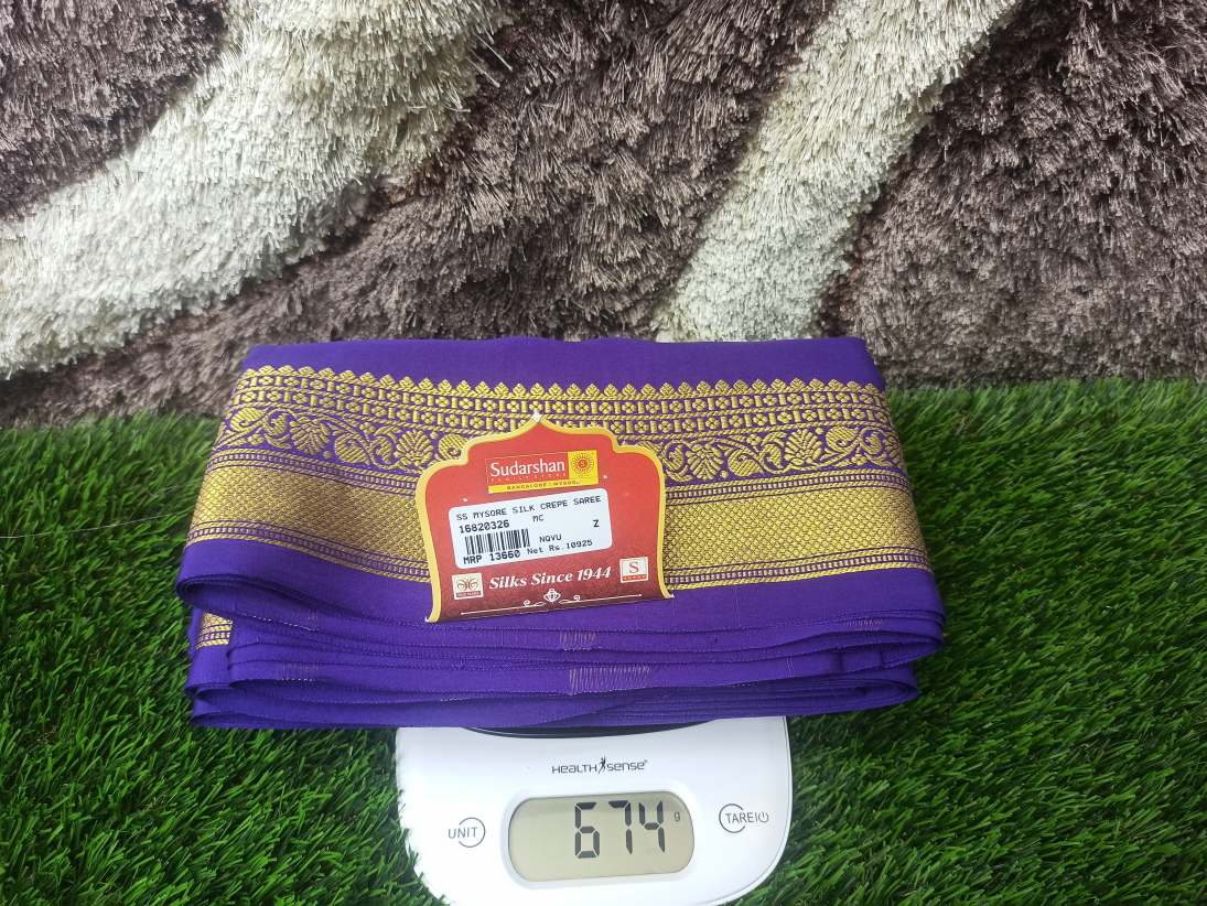 Pure Mysore Silk Saree.