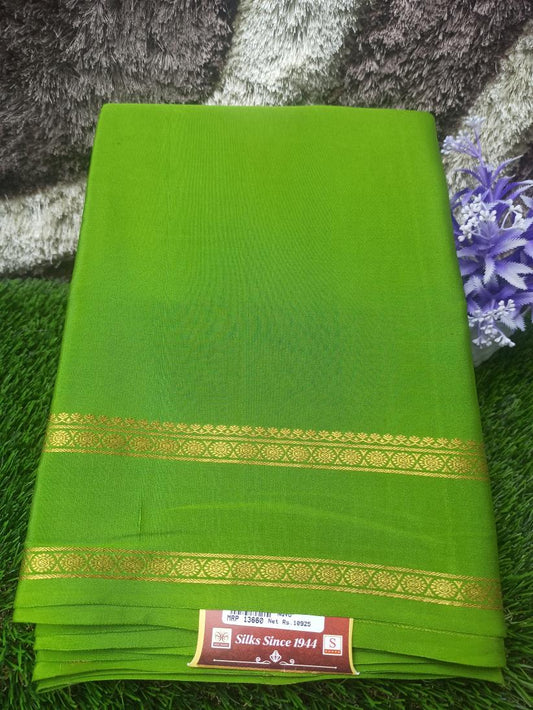 Pure Mysore Silk Saree.