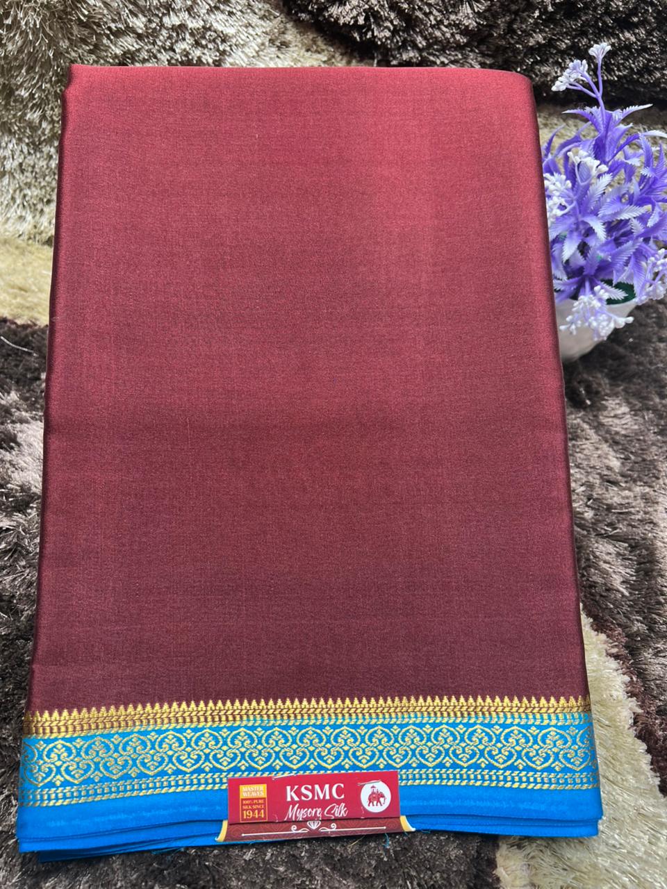 Pure Mysore Silk Saree.