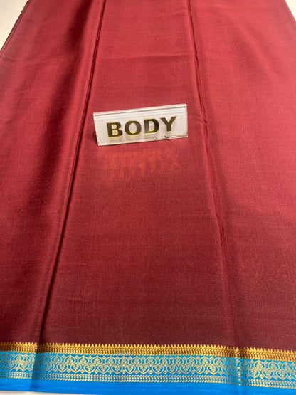 Pure Mysore Silk Saree.