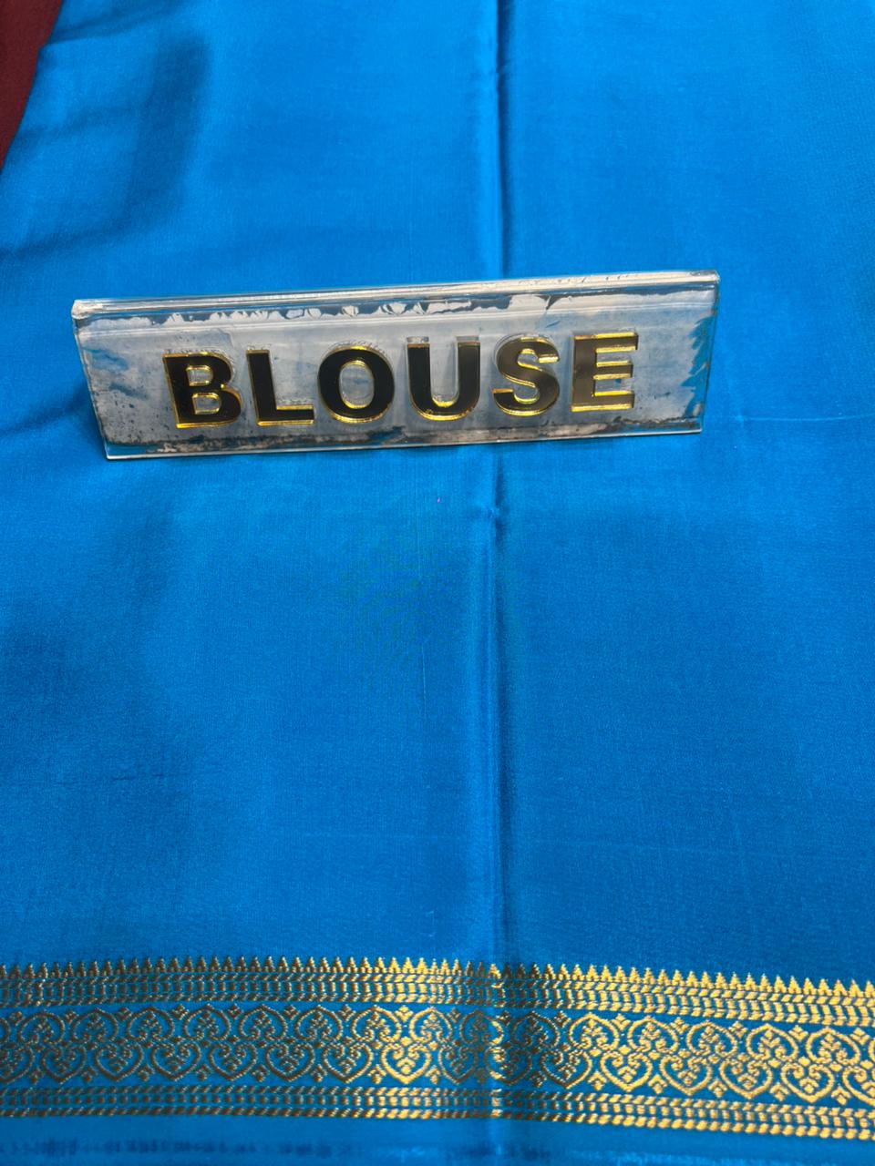 Pure Mysore Silk Saree.