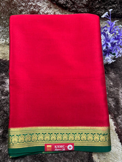 Pure Mysore Silk Saree.