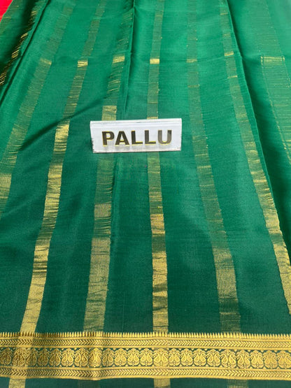 Pure Mysore Silk Saree.