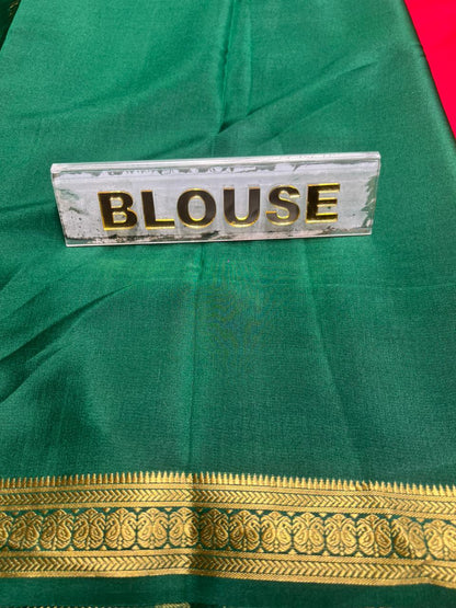 Pure Mysore Silk Saree.