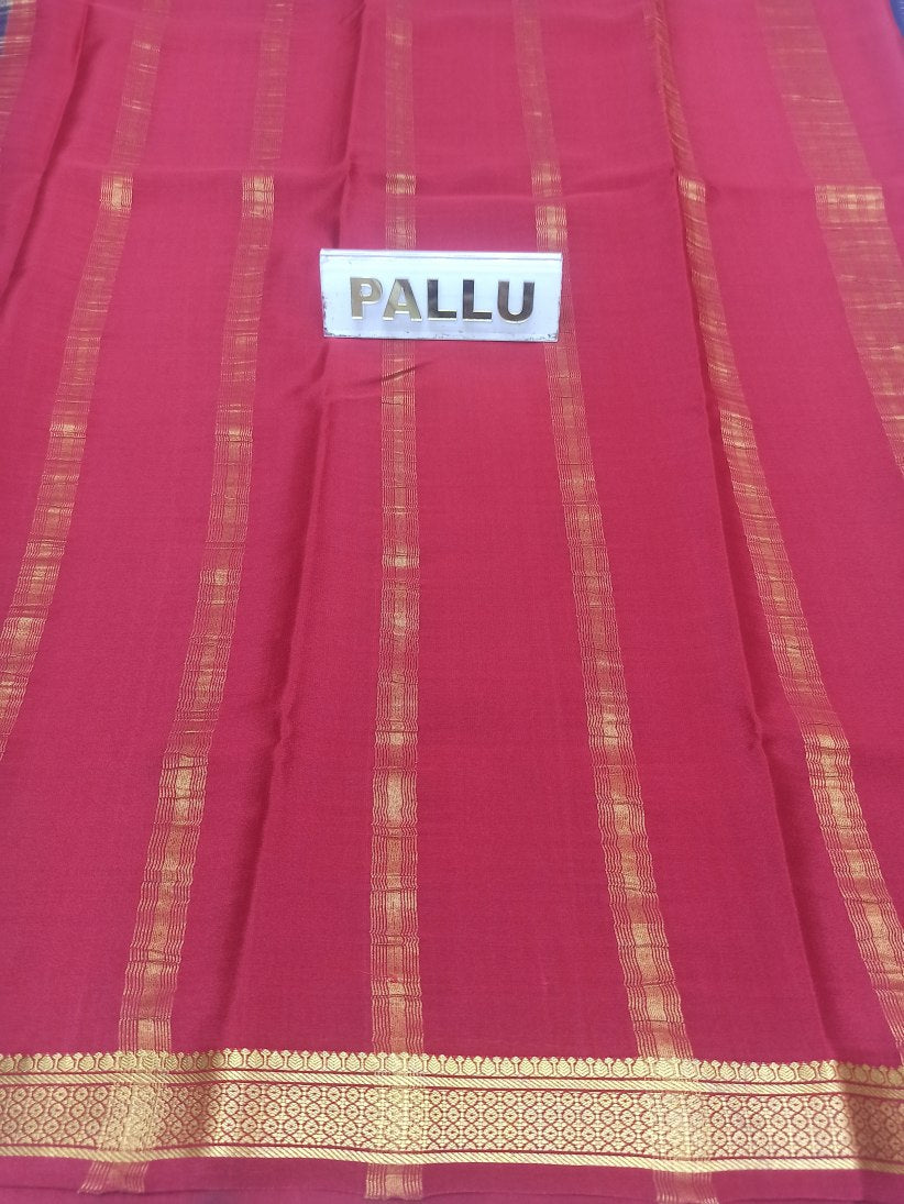 Pure Mysore Silk Saree.