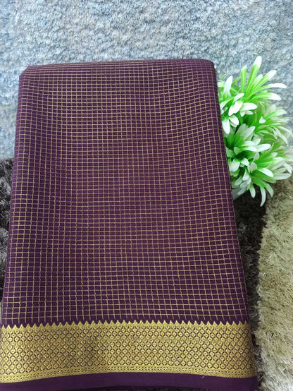 Pure Mysore Silk Saree.