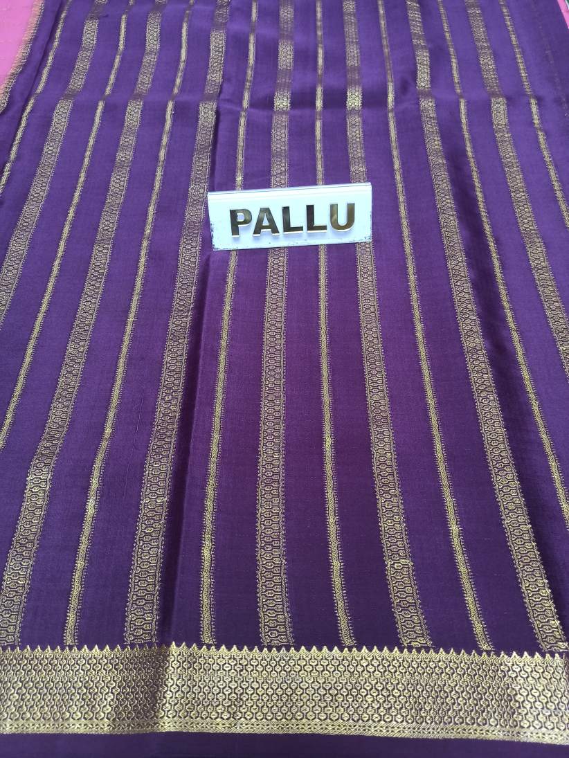 Pure Mysore Silk Saree.