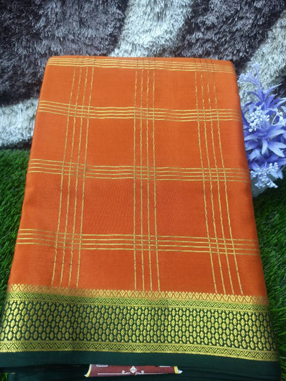 Pure Mysore Silk Saree.