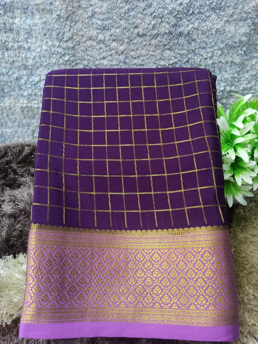 Pure Mysore Silk Saree.