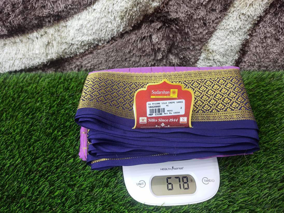 Pure Mysore Silk Saree.