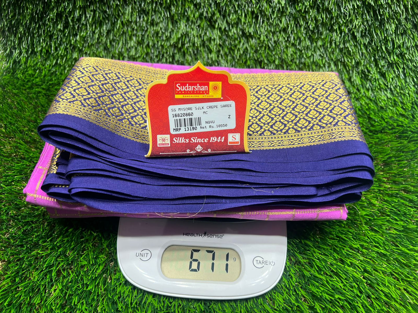 Pure Mysore Silk Saree.