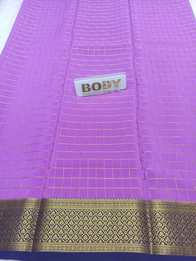 Pure Mysore Silk Saree.