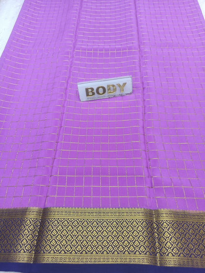 Pure Mysore Silk Saree.