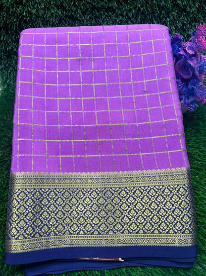 Pure Mysore Silk Saree.