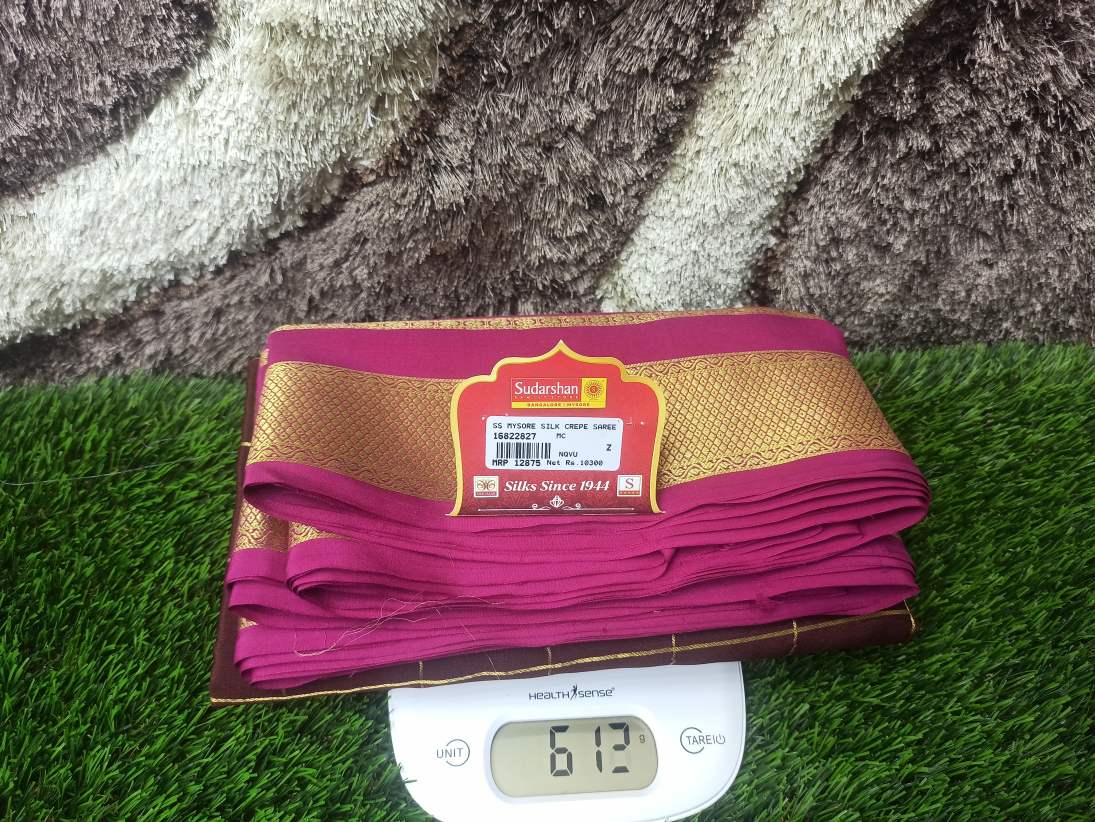 Pure Mysore Silk Saree.