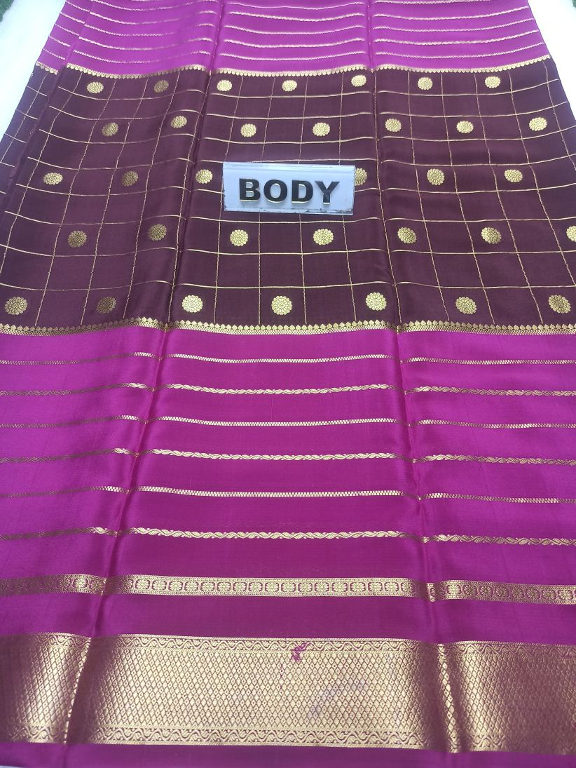 Pure Mysore Silk Saree.