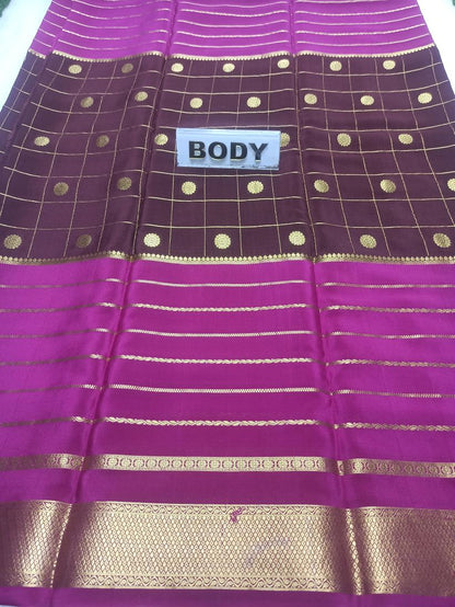 Pure Mysore Silk Saree.