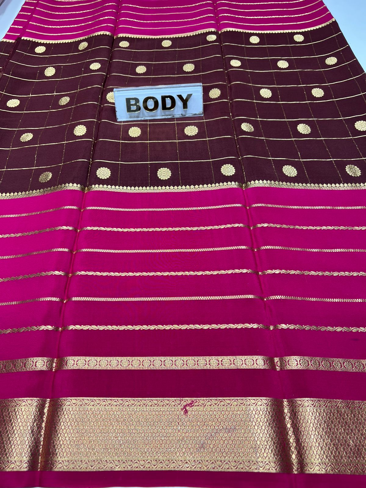 Pure Mysore Silk Saree.