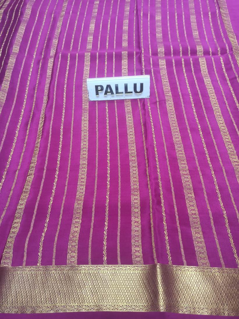 Pure Mysore Silk Saree.