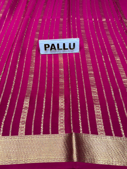 Pure Mysore Silk Saree.