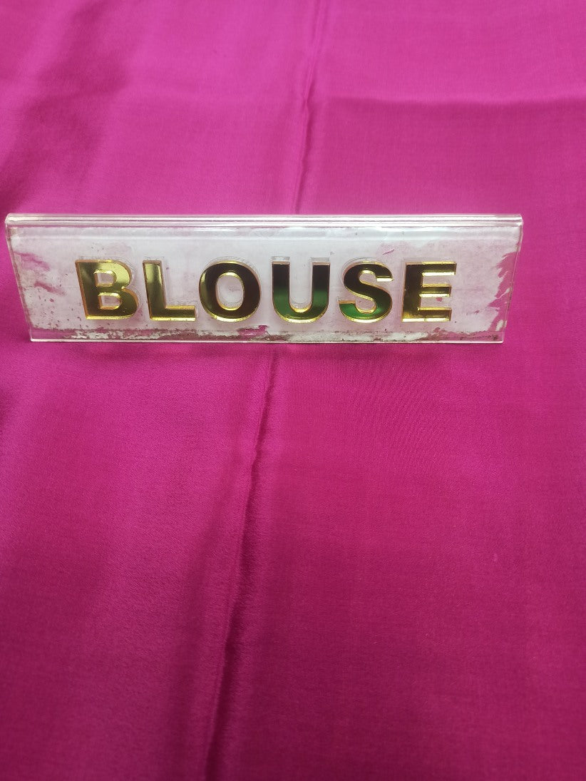 Pure Mysore Silk Saree.