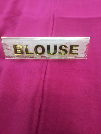 Pure Mysore Silk Saree.