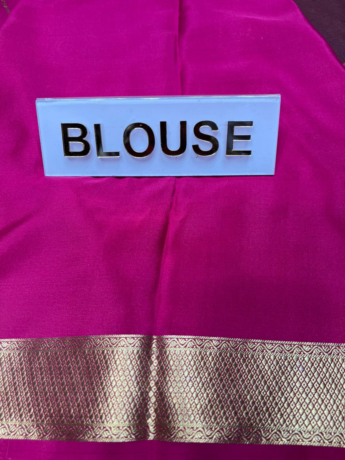 Pure Mysore Silk Saree.