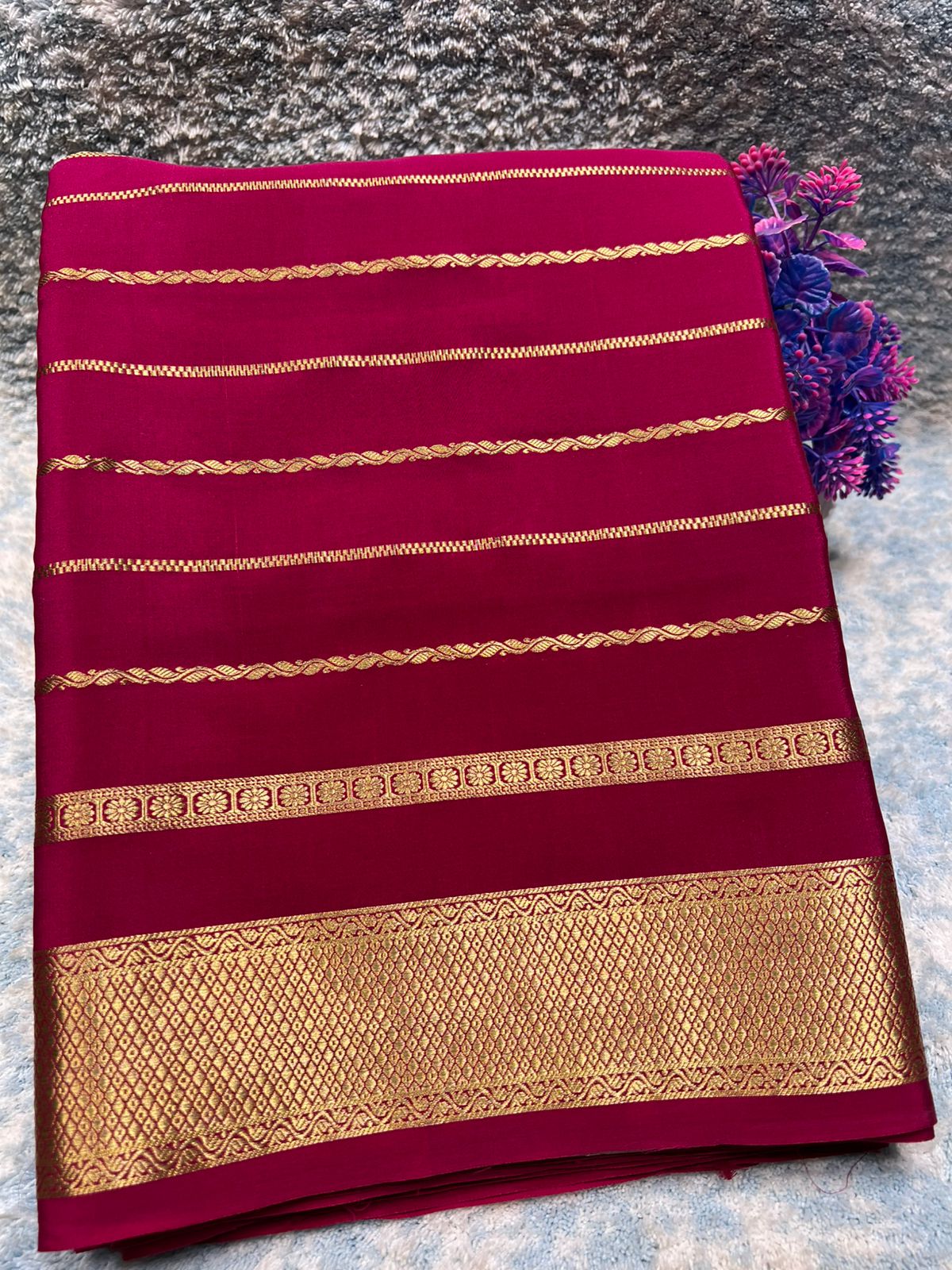 Pure Mysore Silk Saree.