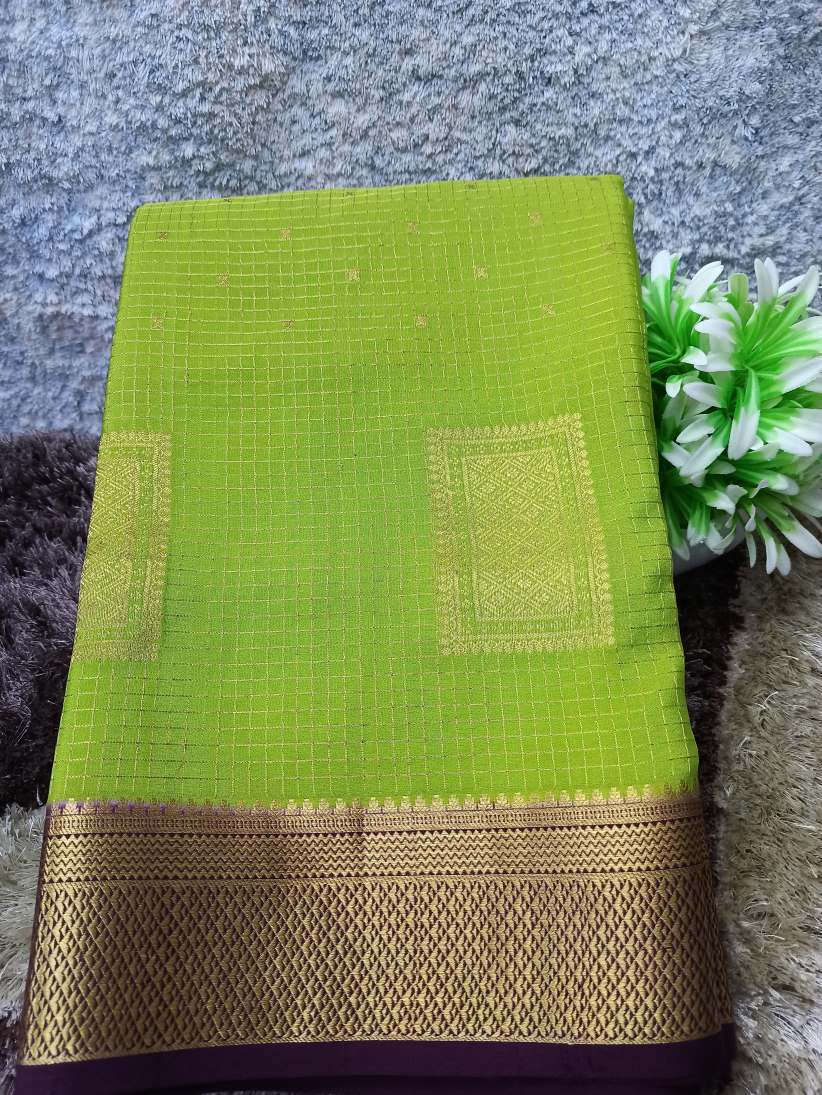 Pure Mysore Silk Saree.