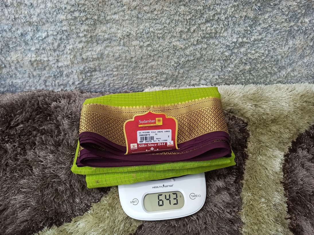 Pure Mysore Silk Saree.