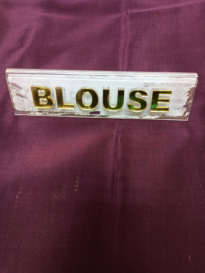 Pure Mysore Silk Saree.