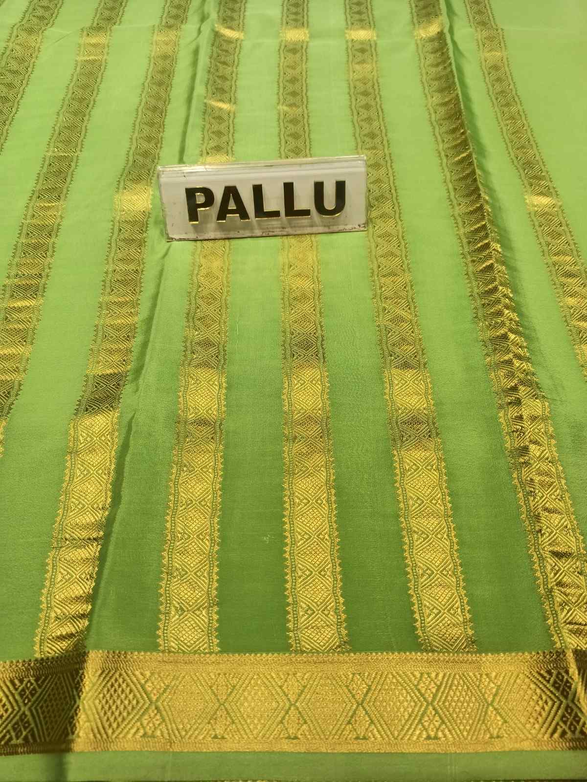 Pure Mysore Silk Saree.