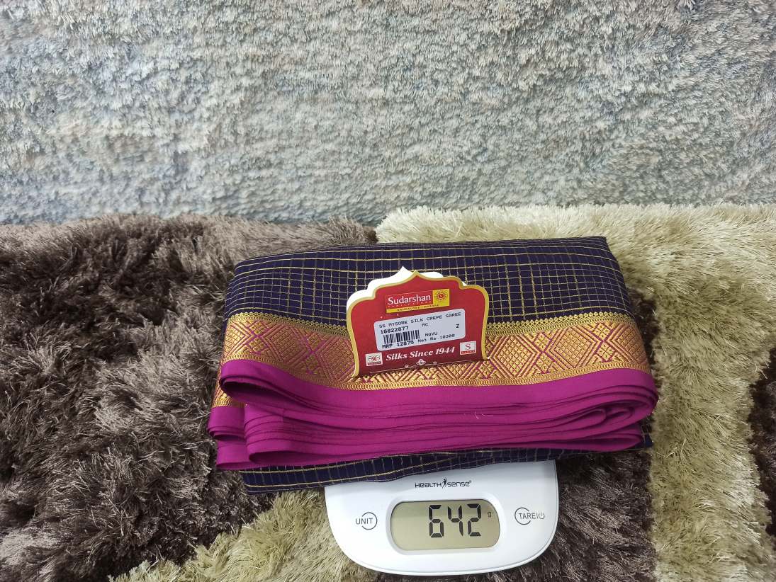 Pure Mysore Silk Saree.