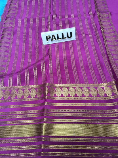 Pure Mysore Silk Saree.