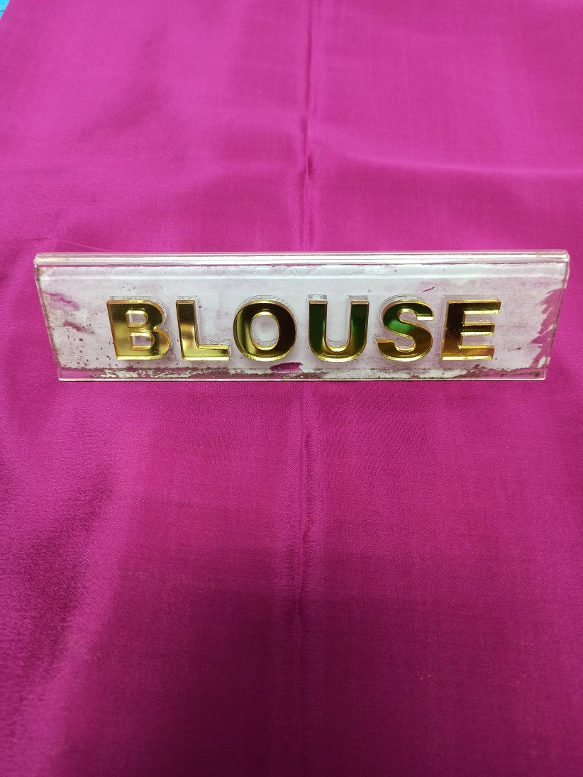 Pure Mysore Silk Saree.