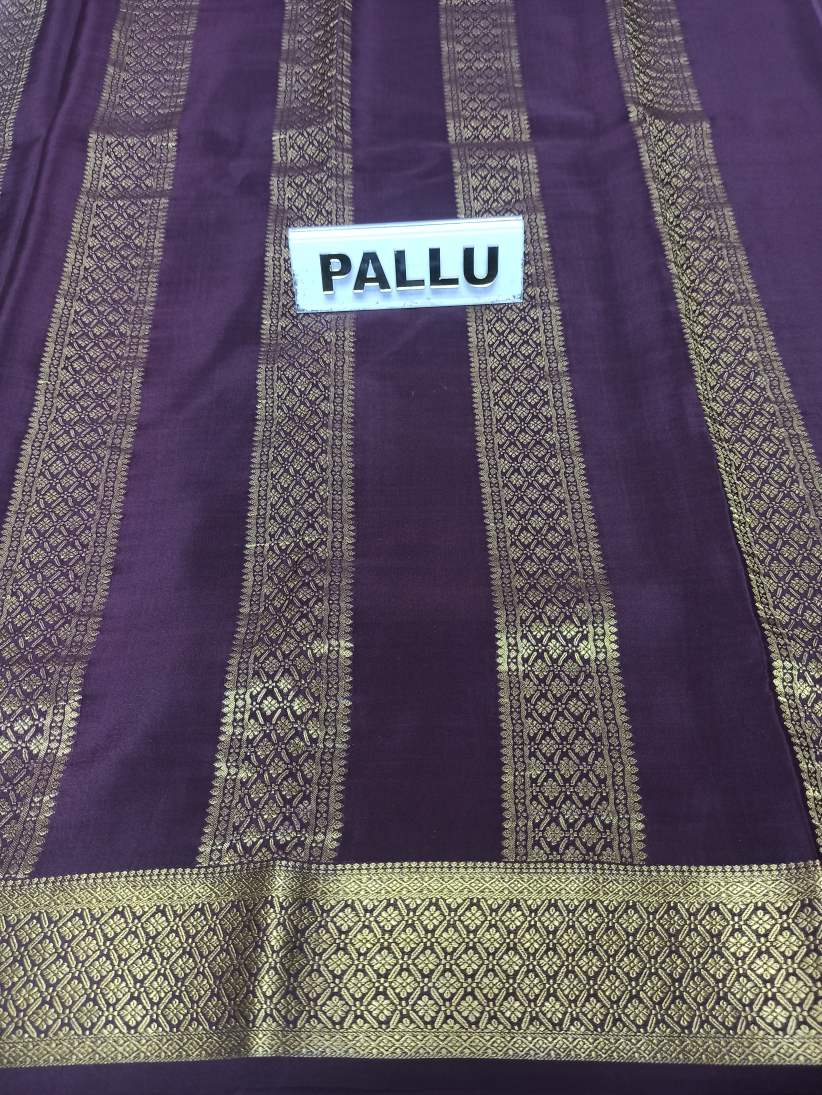 Pure Mysore Silk Saree.