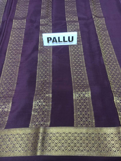 Pure Mysore Silk Saree.