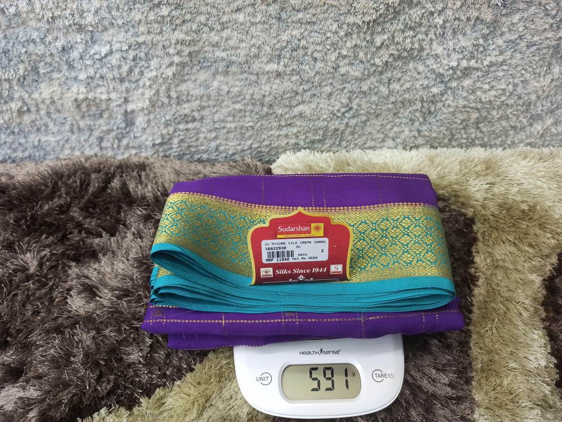 Pure Mysore Silk Saree.