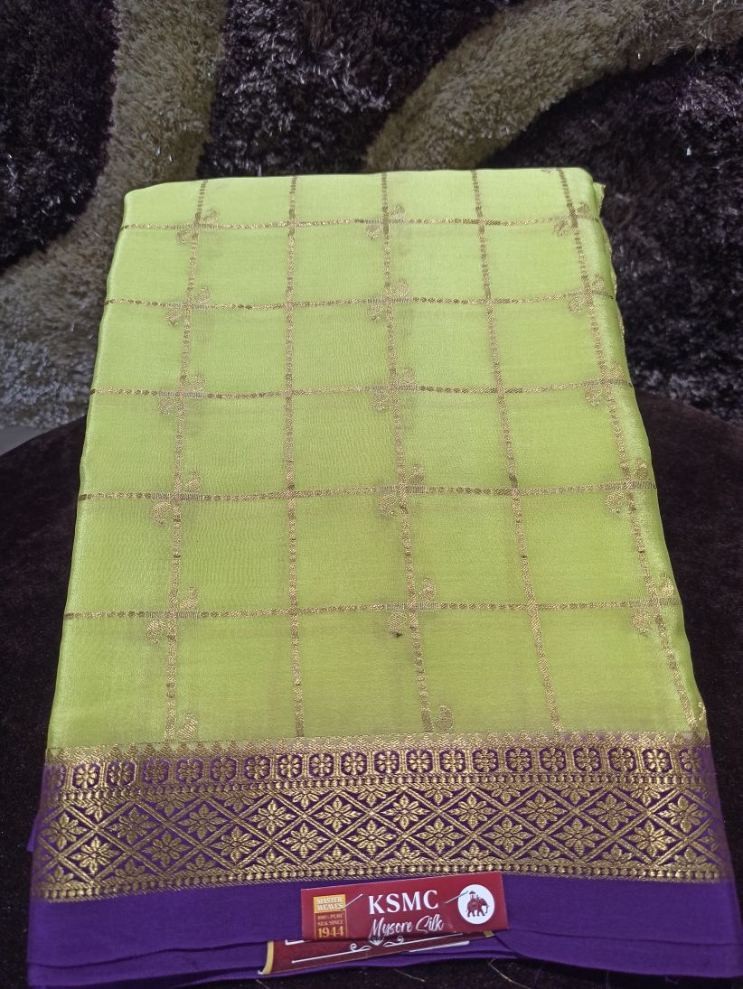 Pure Mysore Silk Saree.