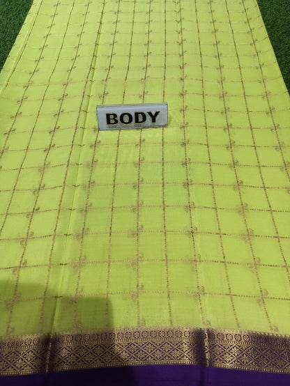 Pure Mysore Silk Saree.