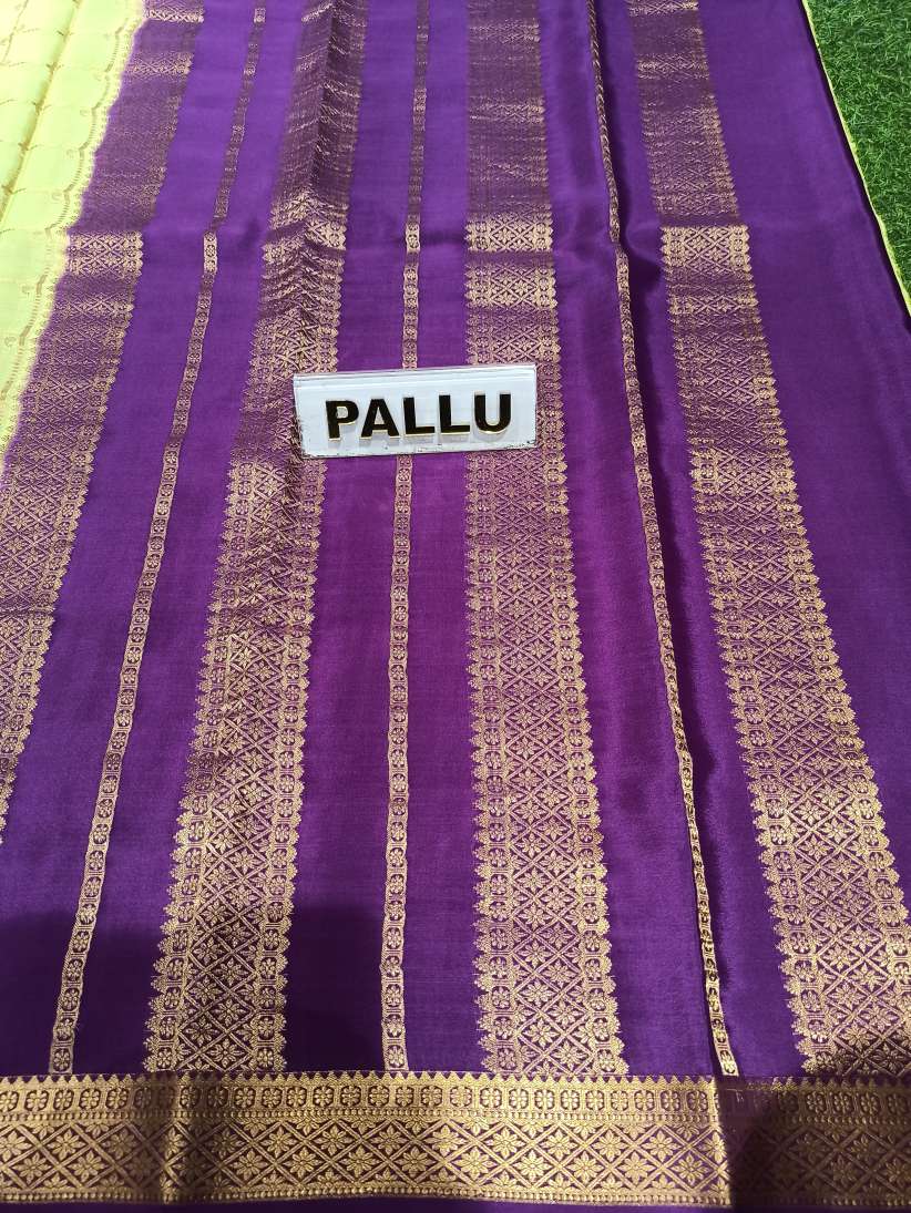 Pure Mysore Silk Saree.