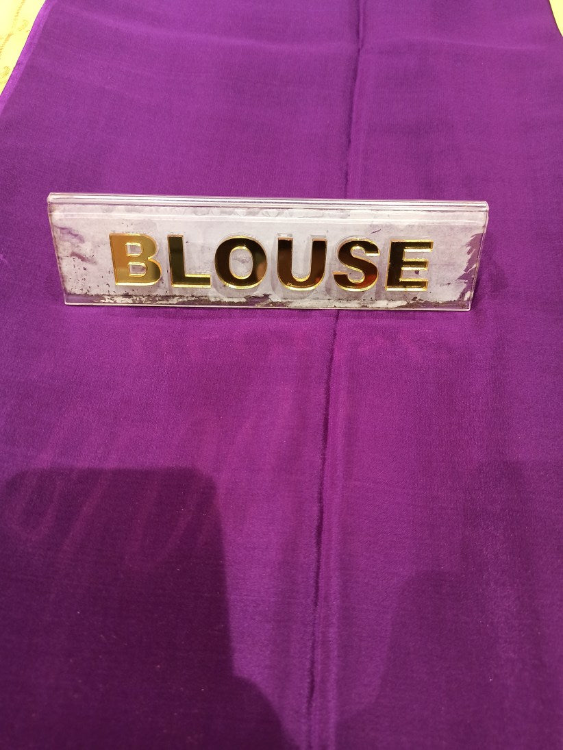 Pure Mysore Silk Saree.