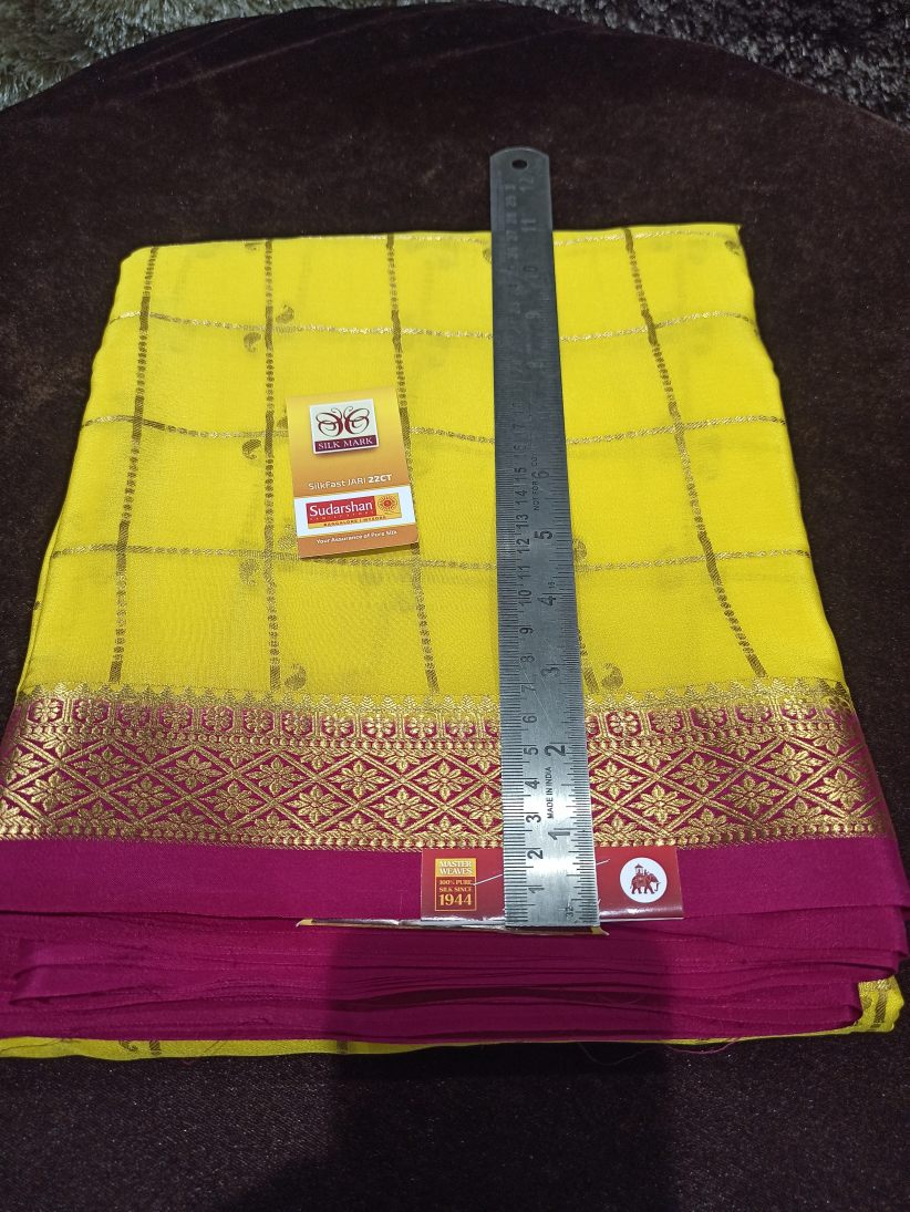 Pure Mysore Silk Saree.