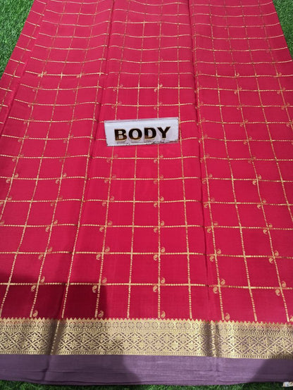 Pure Mysore Silk Saree.